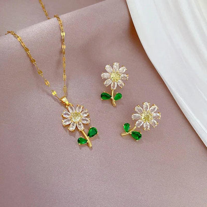 KIT COLAR + BRINCO DAISY FLOWER®